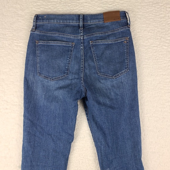 Madewell Jeans Womens 28 Medium Wash 9" Mid Rise Skinny Blue - Picture 12 of 15